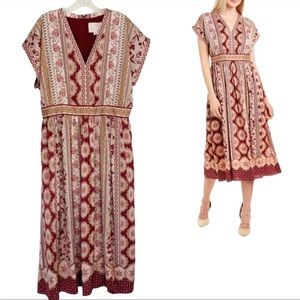 NWT Gal Meets Glam size 10. Floral Liza print midi dress NWT.